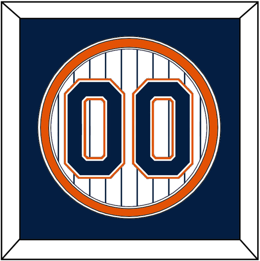 San Diego Number - Home White Pinstripes (1991-2001) - Signature Tier 2