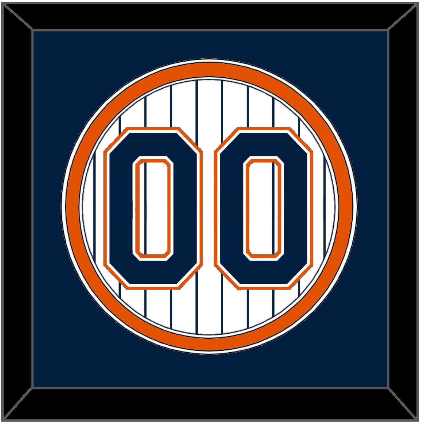 San Diego Number - Home White Pinstripes (1991-2001) - Signature Tier 2