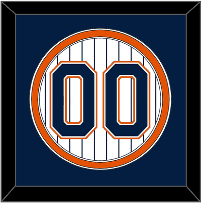 San Diego Number - Home White Pinstripes (1991-2001) - Signature Tier 2