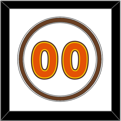 San Diego Number - Home White (1980-1984) - Signature Tier 1