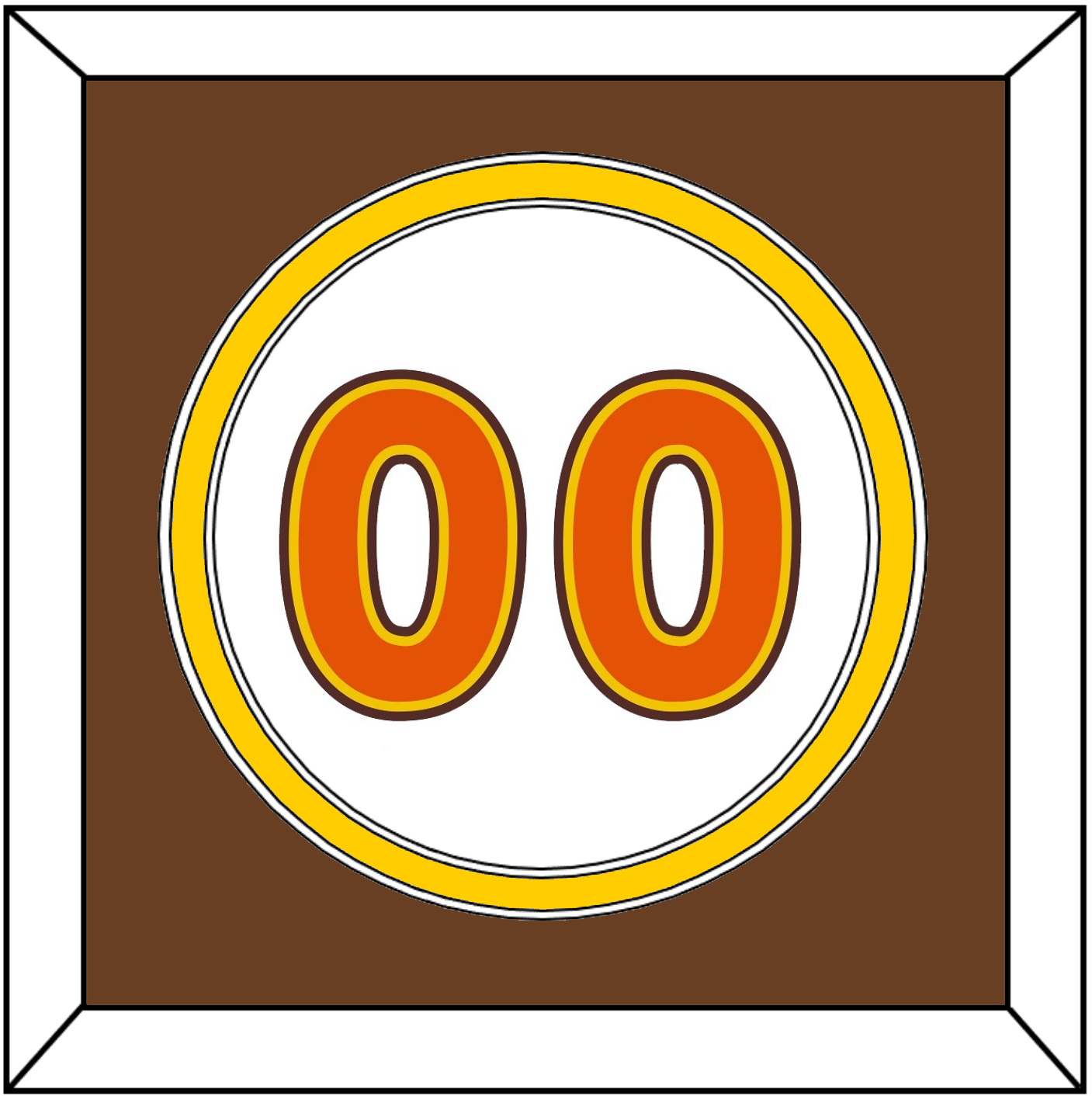 San Diego Number - Home White (1980-1984) - Signature Tier 3