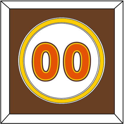 San Diego Number - Home White (1980-1984) - Signature Tier 3