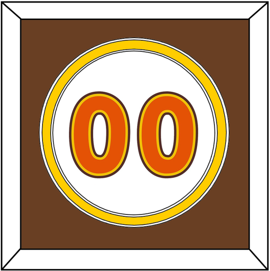 San Diego Number - Home White (1980-1984) - Signature Tier 3