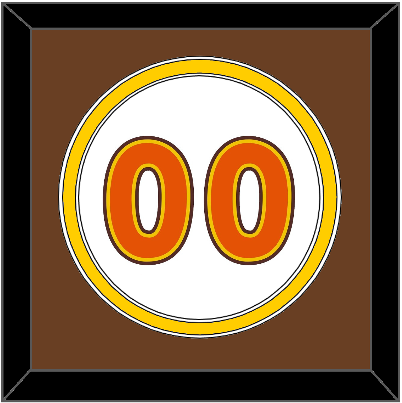 San Diego Number - Home White (1980-1984) - Signature Tier 3