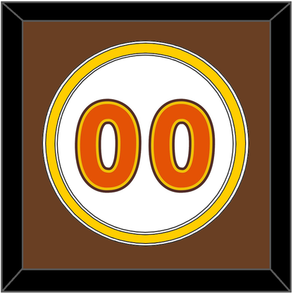 San Diego Number - Home White (1980-1984) - Signature Tier 3