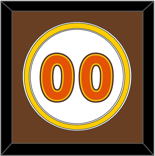 San Diego Number - Home White (1980-1984) - Signature Tier 3