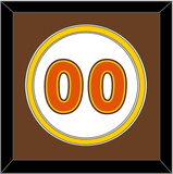 San Diego Number - Home White (1980-1984) - Double Mat 3