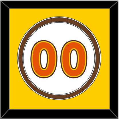 San Diego Number - Home White (1980-1984) - Signature Tier 4