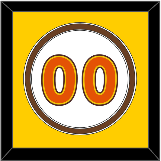 San Diego Number - Home White (1980-1984) - Signature Tier 4
