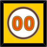 San Diego Number - Home White (1980-1984) - Double Mat 4