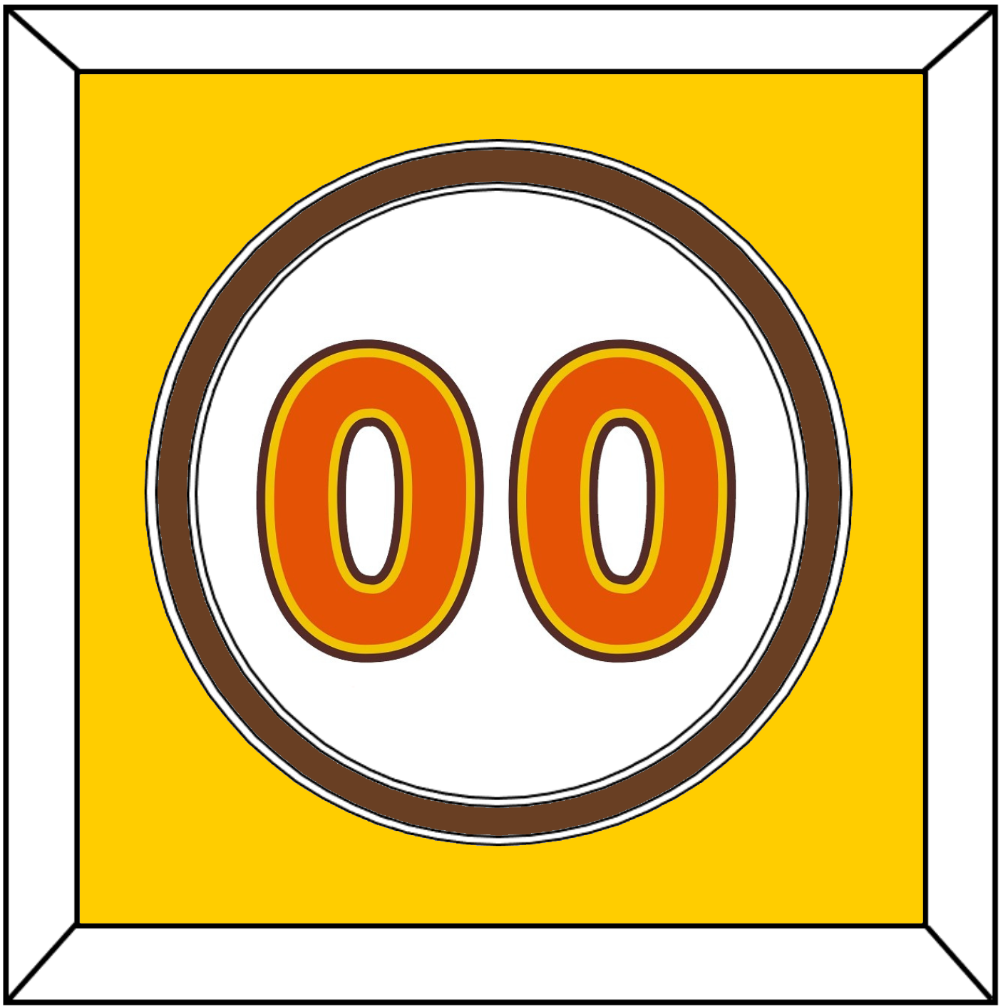 San Diego Number - Home White (1980-1984) - Signature Tier 4