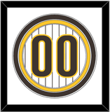 San Diego Number - Home White Pinstripes - Triple Mat 1