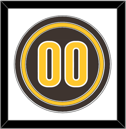 San Diego Number - Alternate Brown - Premier Tier 1