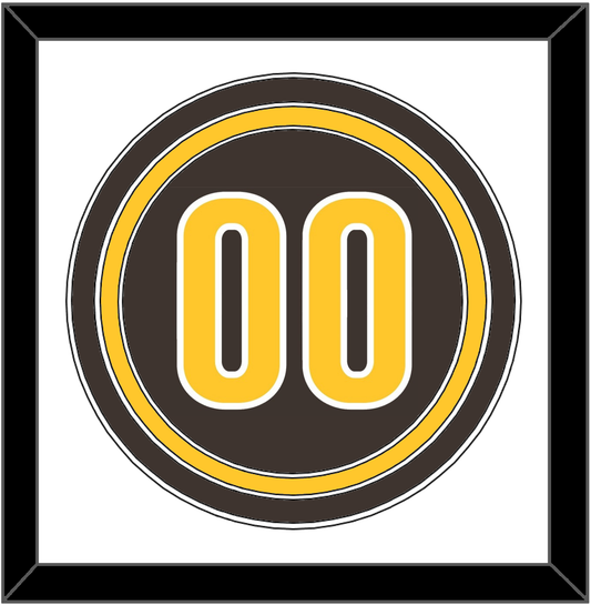 San Diego Number - Alternate Brown - Premier Tier 1