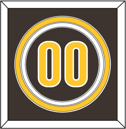 San Diego Number - Alternate Brown - Premier Tier 2