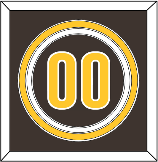San Diego Number - Alternate Brown - Premier Tier 2
