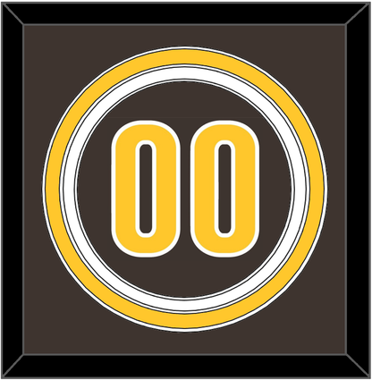 San Diego Number - Alternate Brown - Premier Tier 2
