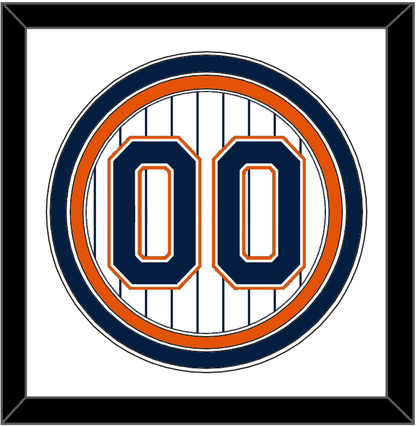 San Diego Number - Home White Pinstripes (1991-2001)- Premier Tier 1