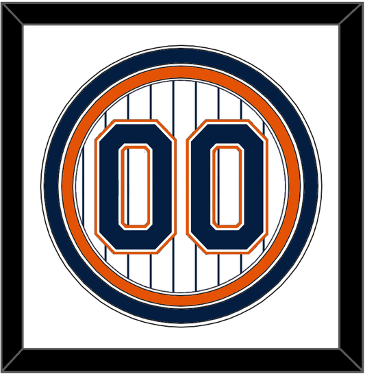 San Diego Number - Home White Pinstripes (1991-2001)- Premier Tier 1