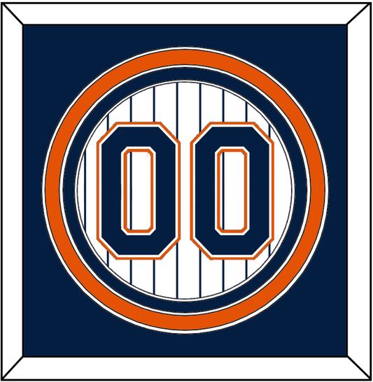 San Diego Number - Home White Pinstripes (1991-2001)- Premier Tier 2