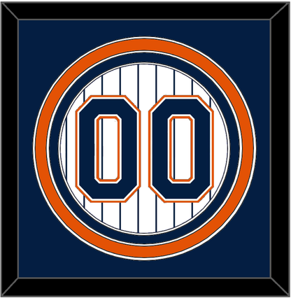 San Diego Number - Home White Pinstripes (1991-2001)- Premier Tier 2