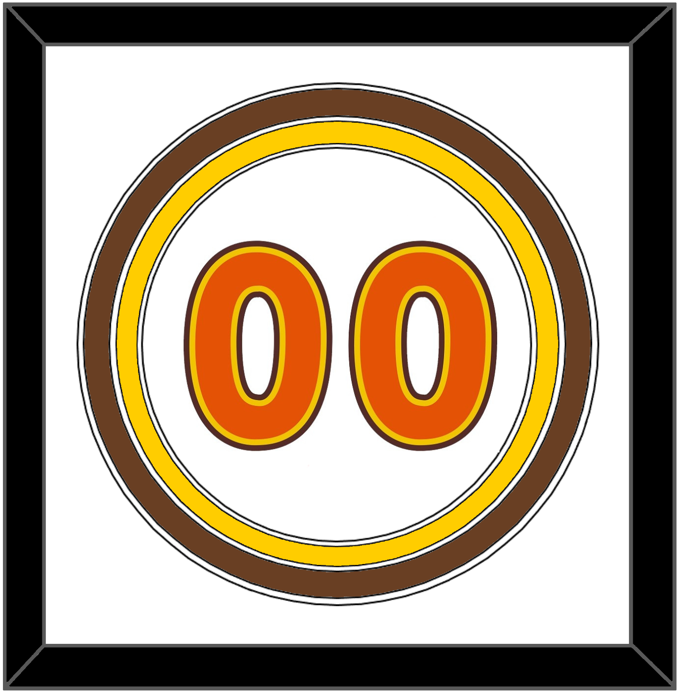 San Diego Number - Home White (1980-1984) - Premier Tier 1