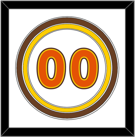 San Diego Number - Home White (1980-1984) - Premier Tier 1