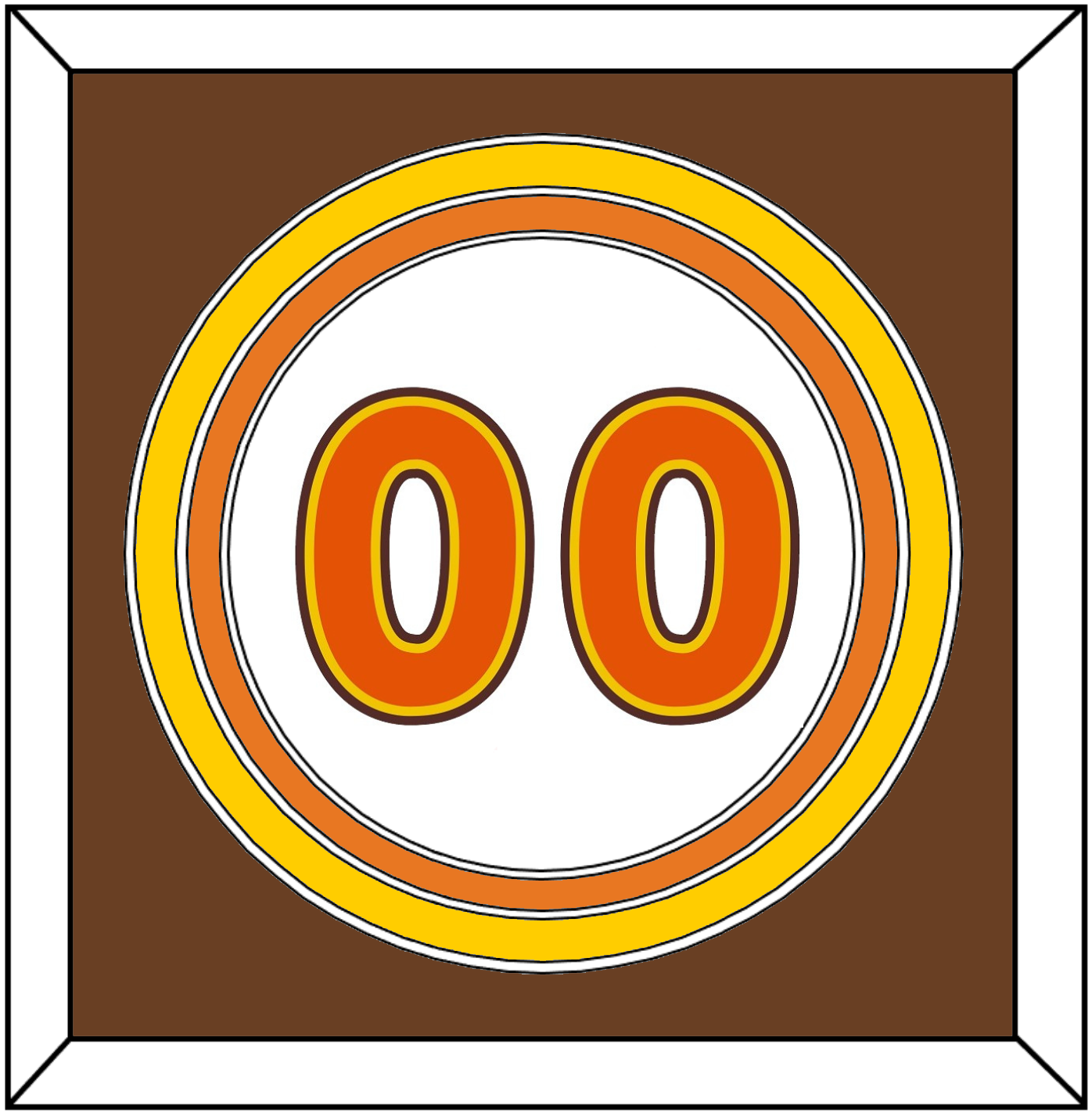 San Diego Number - Home White (1980-1984) - Premier Tier 2