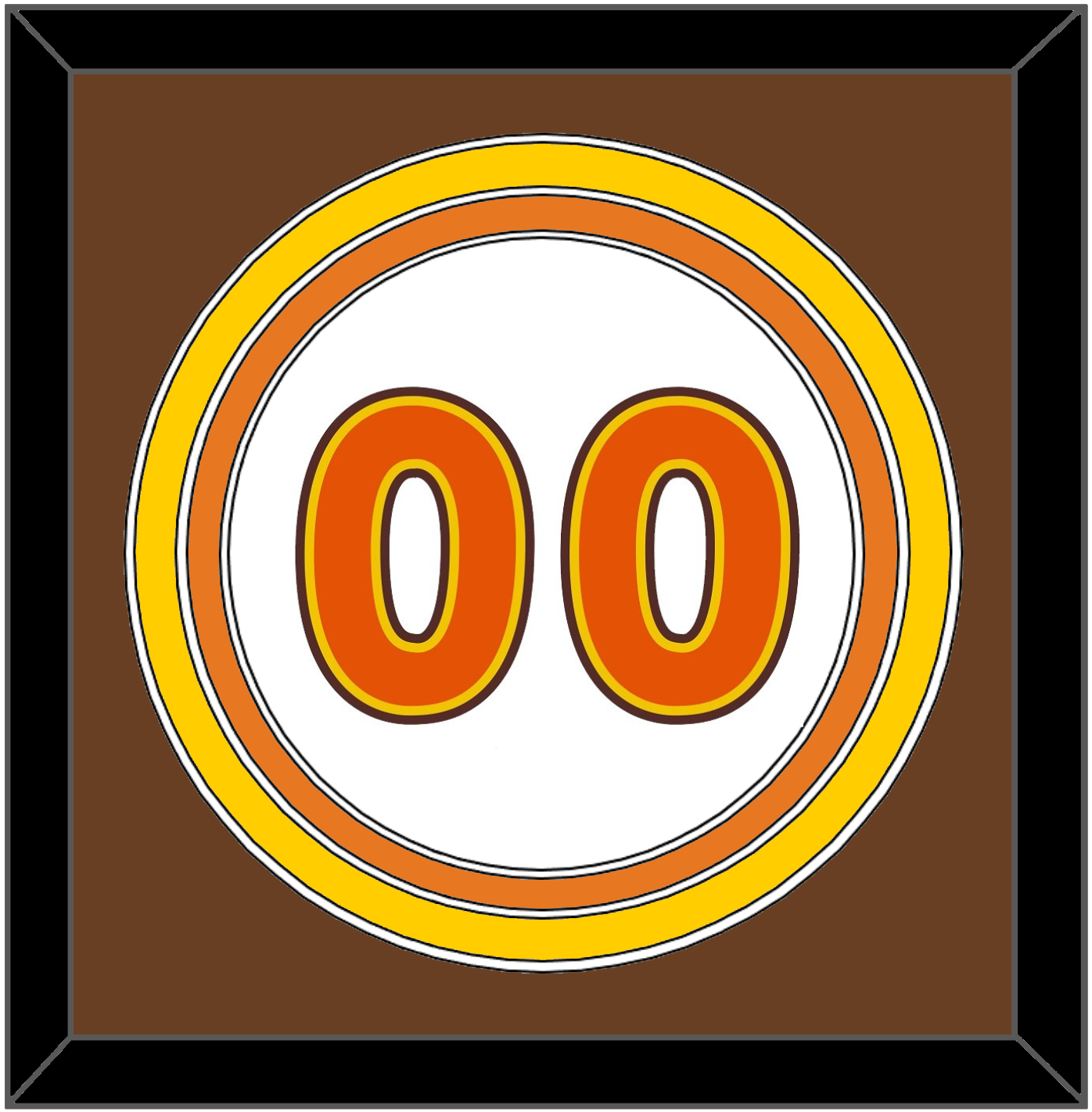 San Diego Number - Home White (1980-1984) - Premier Tier 2