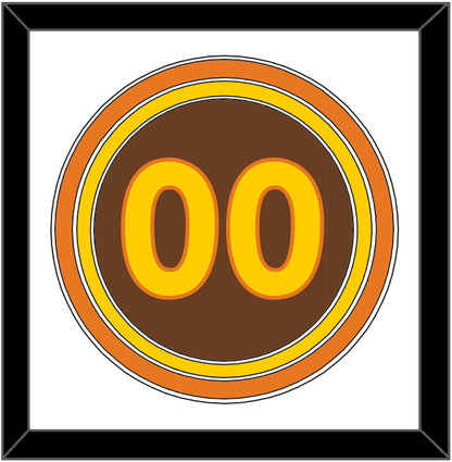 San Diego Number - Road Brown (1980-1984) - Premier Tier 1