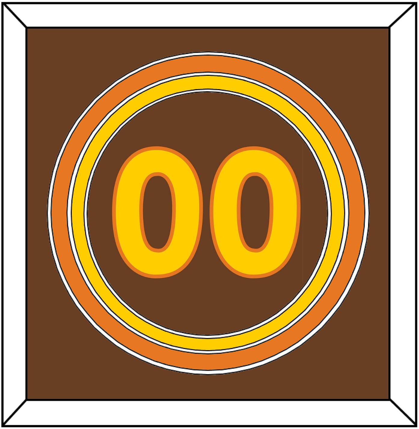 San Diego Number - Road Brown (1980-1984) - Premier Tier 2
