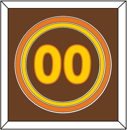 San Diego Number - Road Brown (1980-1984) - Premier Tier 2