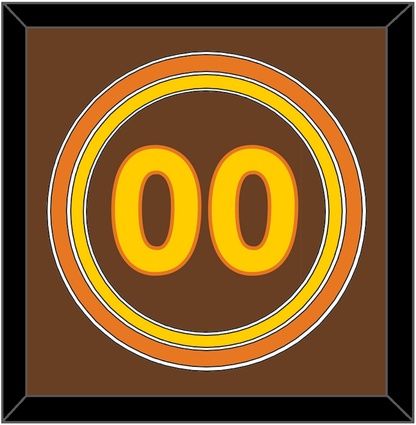 San Diego Number - Road Brown (1980-1984) - Premier Tier 2