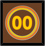 San Diego Number - Road Brown (1980-1984) - Triple Mat 2