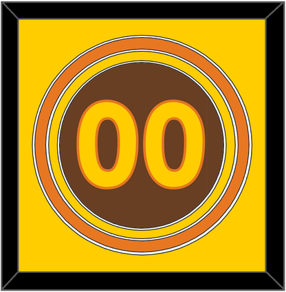 San Diego Number - Road Brown (1980-1984) - Premier Tier 3