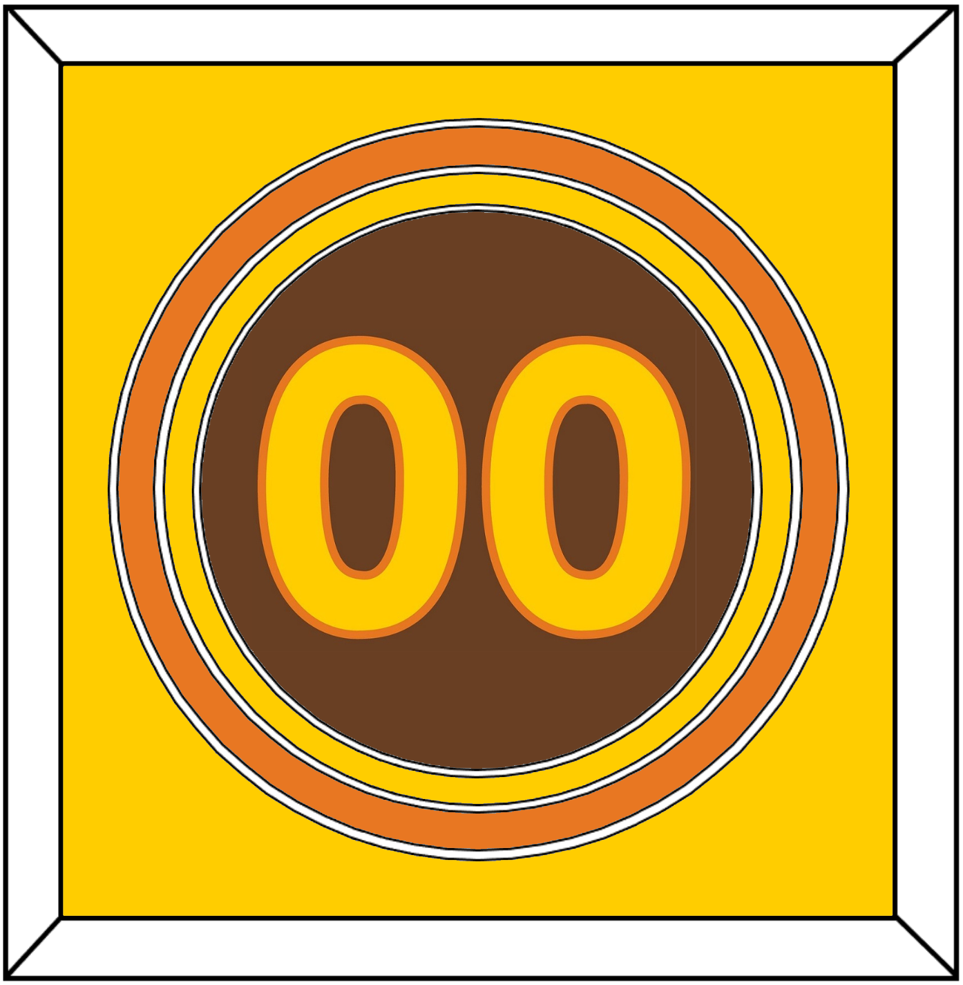 San Diego Number - Road Brown (1980-1984) - Premier Tier 3