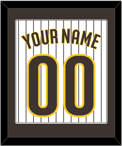 San Diego Name & Number - Home White Pinstripes - Essential Tier 1
