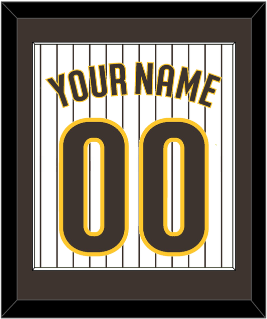 San Diego Name & Number - Home White Pinstripes - Essential Tier 1