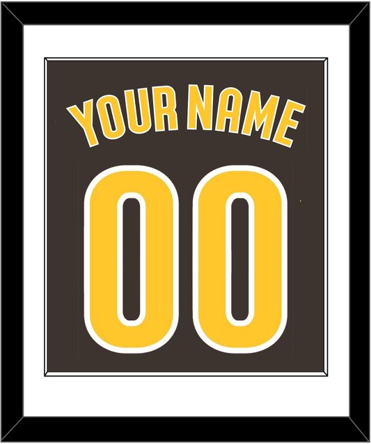 San Diego Name & Number - Alternate Brown - Essential Tier 1