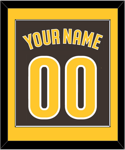 San Diego Name & Number - Alternate Brown - Essential Tier 2