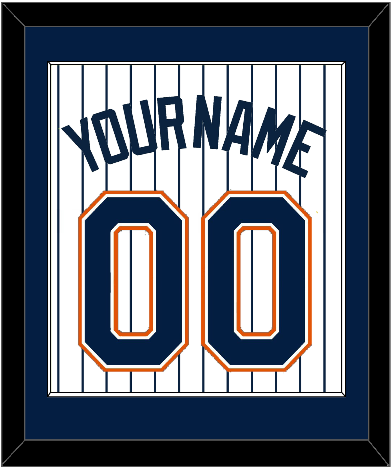 San Diego Name & Number - Home White Pinstripes (1991-2001) - Essential Tier 1