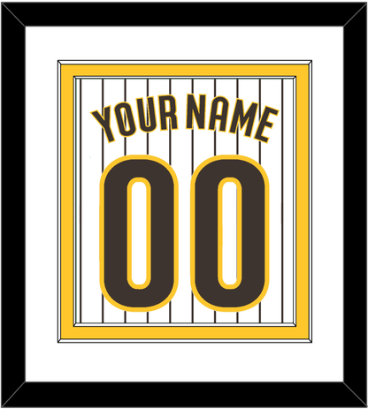 San Diego Name & Number - Home White Pinstripes - Signature Tier 1