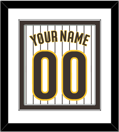 San Diego Name & Number - Home White Pinstripes - Signature Tier 2