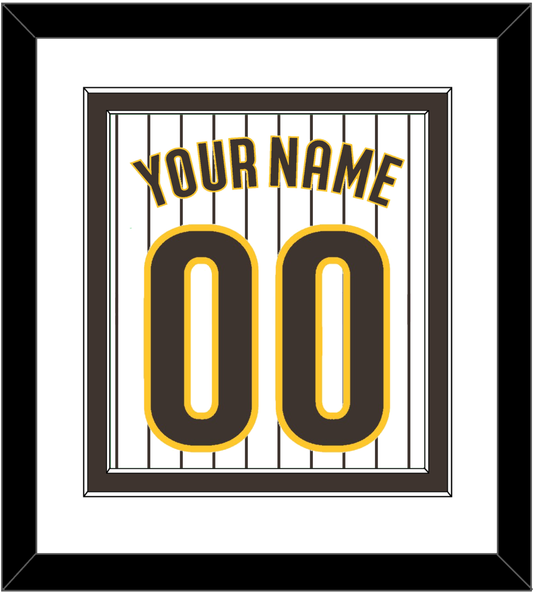 San Diego Name & Number - Home White Pinstripes - Signature Tier 2