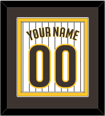San Diego Name & Number - Home White Pinstripes - Signature Tier 3