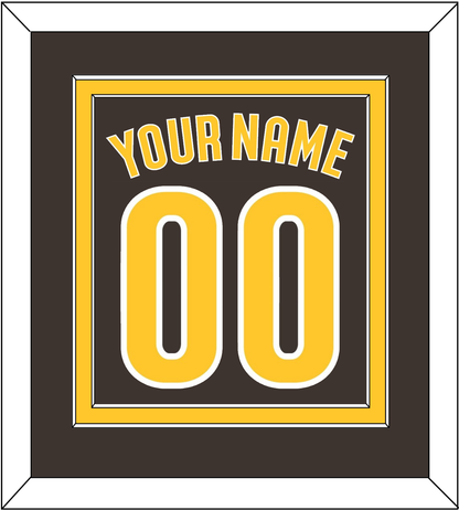 San Diego Name & Number - Alternate Brown - Signature Tier 2