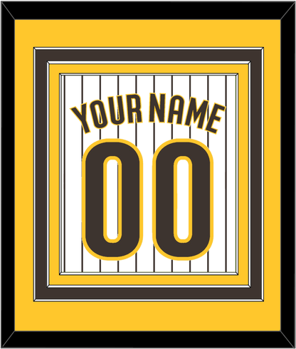 San Diego Name & Number - Home White Pinstripes - Premier Tier 3