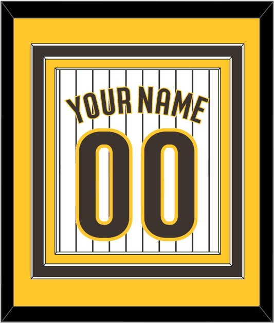 San Diego Name & Number - Home White Pinstripes - Premier Tier 3