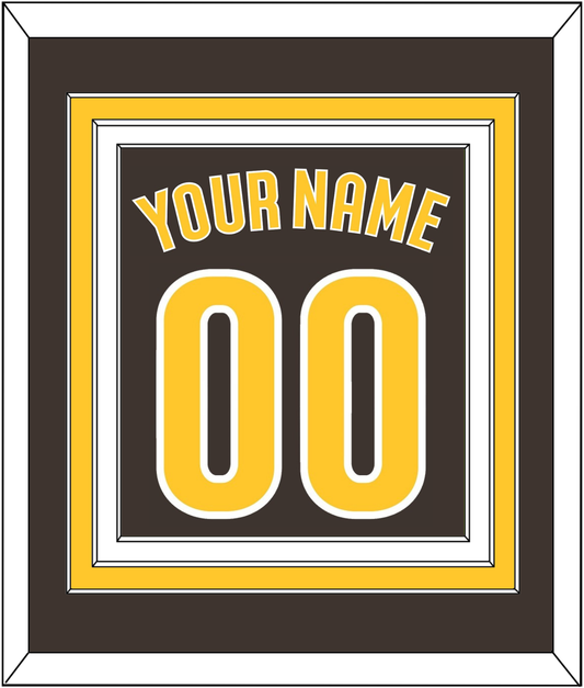 San Diego Name & Number - Alternate Brown - Premier Tier 2