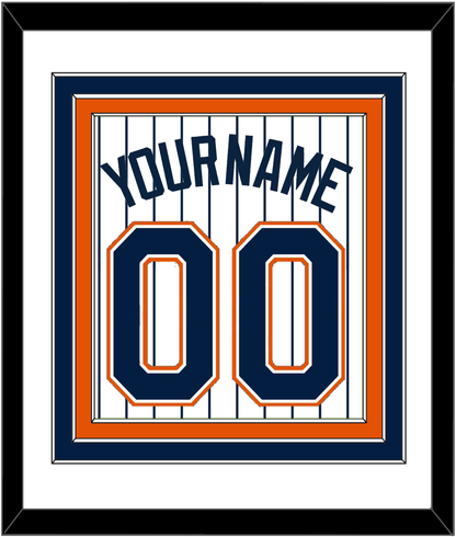 San Diego Name & Number - Home White Pinstripes (1991-2001) - Premier Tier 1